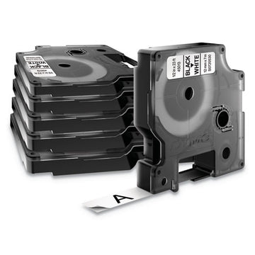 DYMO® D1 Durable Labels, 0.5" X 23 Ft, White, 6-pack freeshipping - TVN Wholesale
